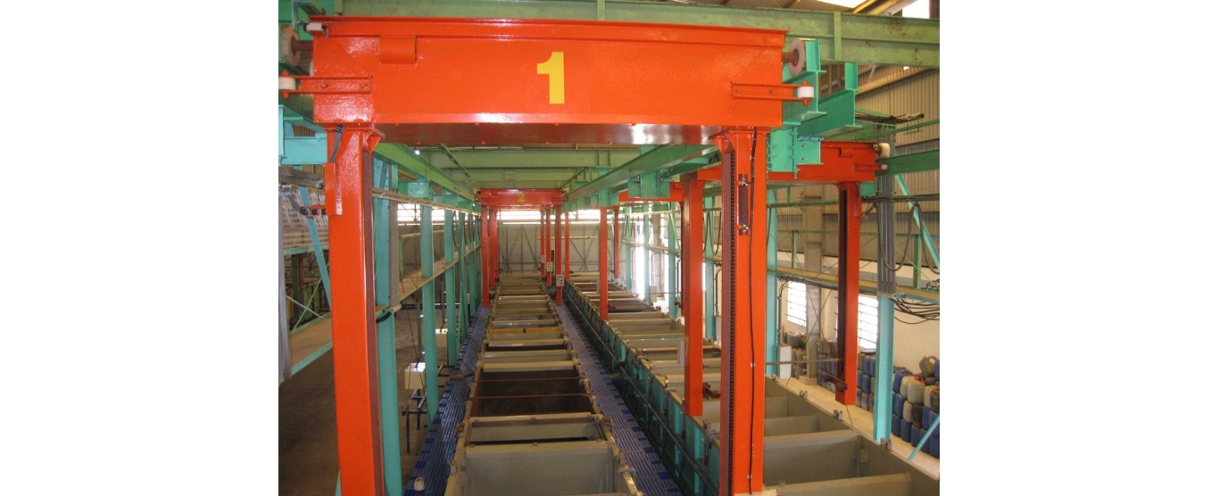 Dây chuyền tự động đường thẳng.